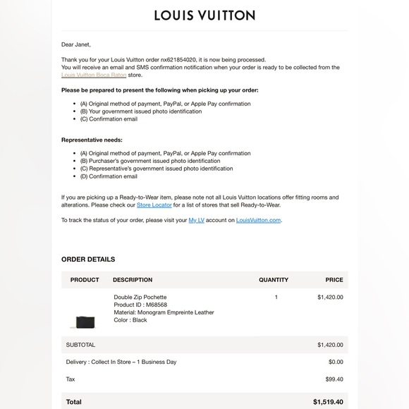 ‼️SOLD‼️Louis Vuitton Empreinte Double Zip Pochette - Picture 14 of 17